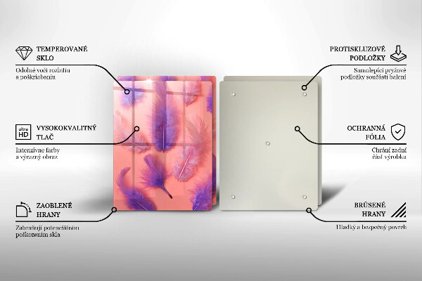 Kitchen worktop protector Fluffy feathers