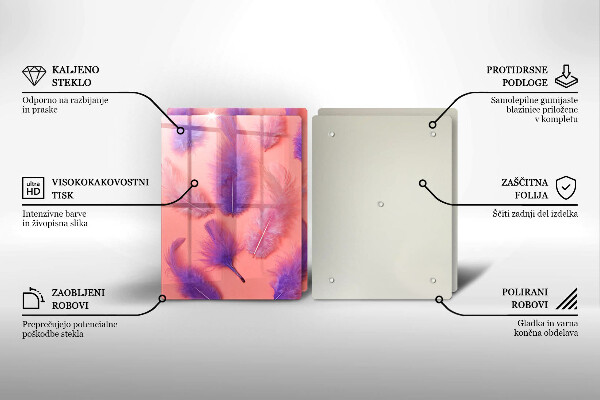 Kitchen worktop protector Fluffy feathers