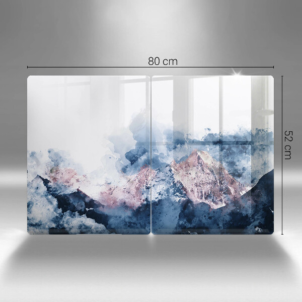 Worktop protector Abstraction painted mountains