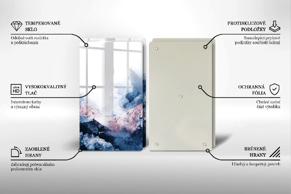 Worktop protector Abstraction painted mountains