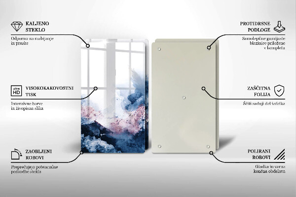 Worktop protector Abstraction painted mountains