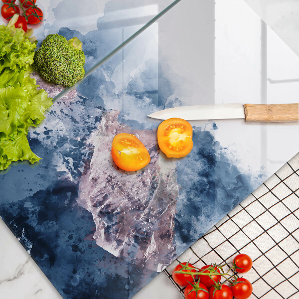 Worktop protector Abstraction painted mountains