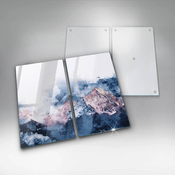 Worktop protector Abstraction painted mountains