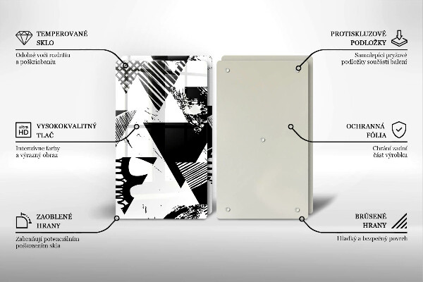 Worktop protector Geometric triangles