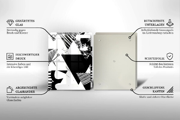 Worktop protector Geometric triangles