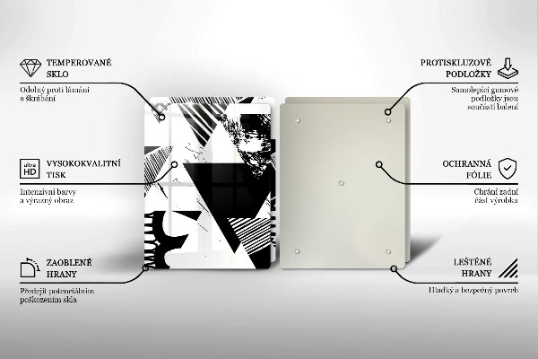 Worktop protector Geometric triangles
