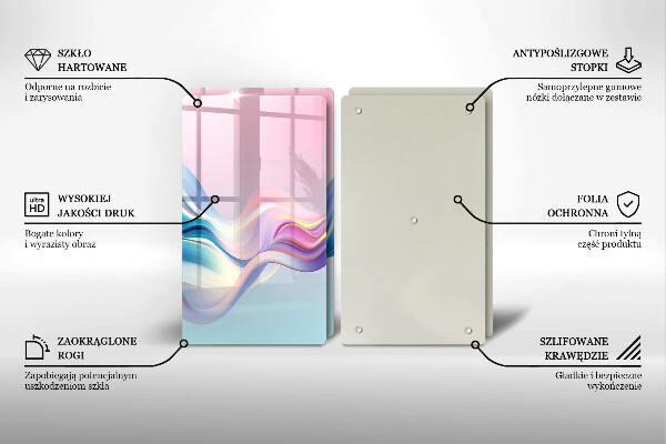 Worktop protector Pastel abstraction