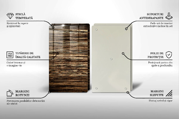 Kitchen worktop saver Wood texture