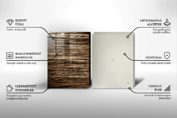 Kitchen worktop saver Wood texture