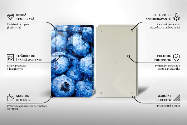 Kitchen worktop saver Juicy blueberries