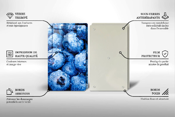 Kitchen worktop saver Juicy blueberries