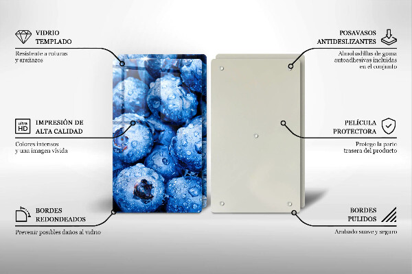 Kitchen worktop saver Juicy blueberries