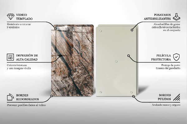 Kitchen worktop saver Wood structure