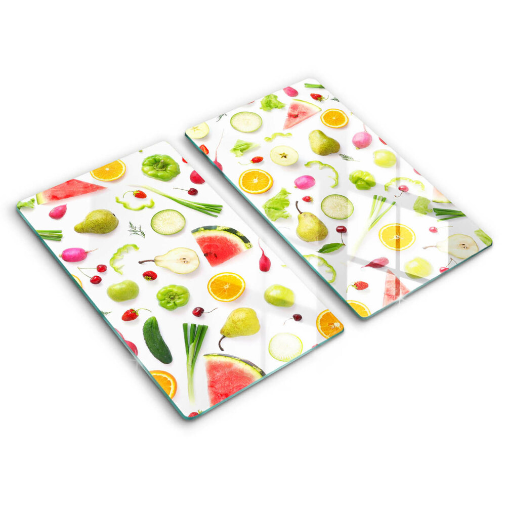 Kitchen worktop saver Fruit and vegetables pattern