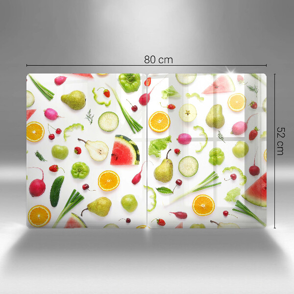 Kitchen worktop saver Fruit and vegetables pattern