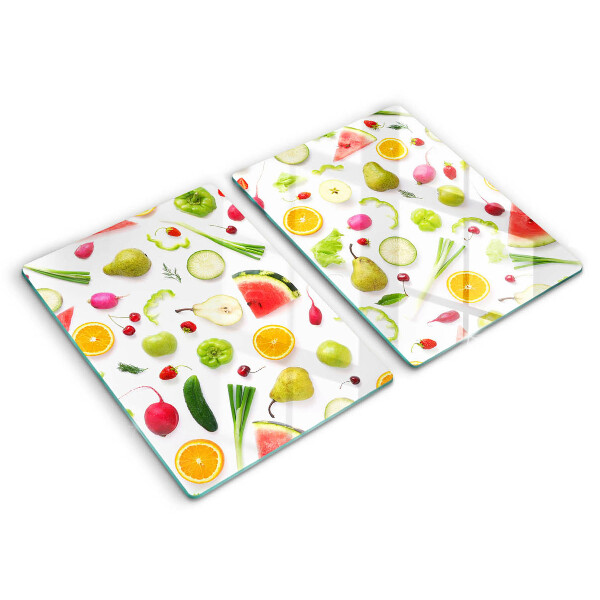 Kitchen worktop saver Fruit and vegetables pattern