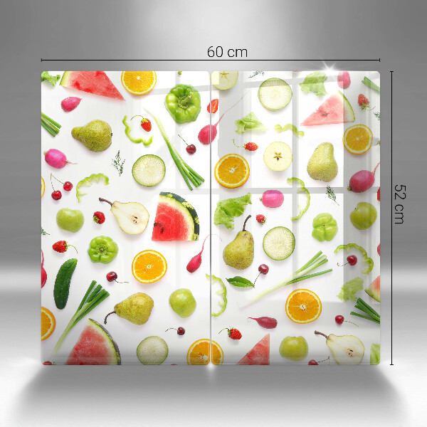 Kitchen worktop saver Fruit and vegetables pattern