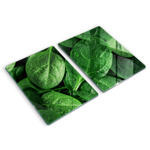 Kitchen worktop saver Basil leaves