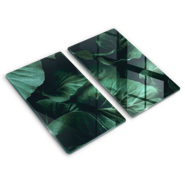 Kitchen worktop saver Wild dark leaves