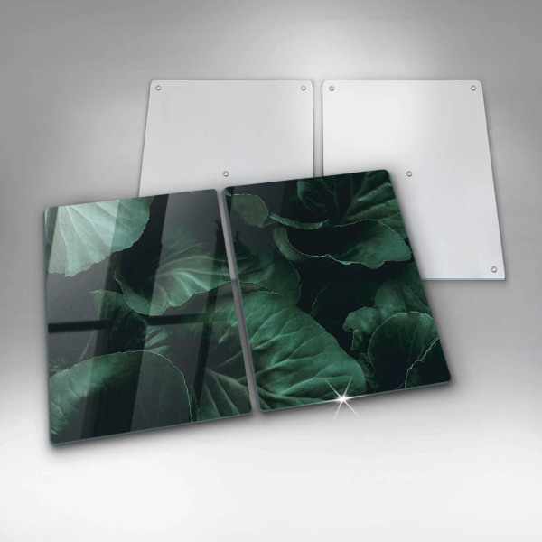 Kitchen worktop saver Wild dark leaves