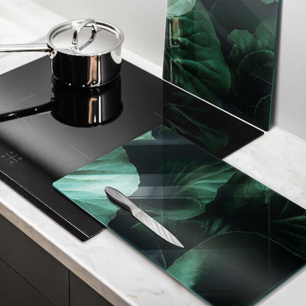 Kitchen worktop saver Wild dark leaves