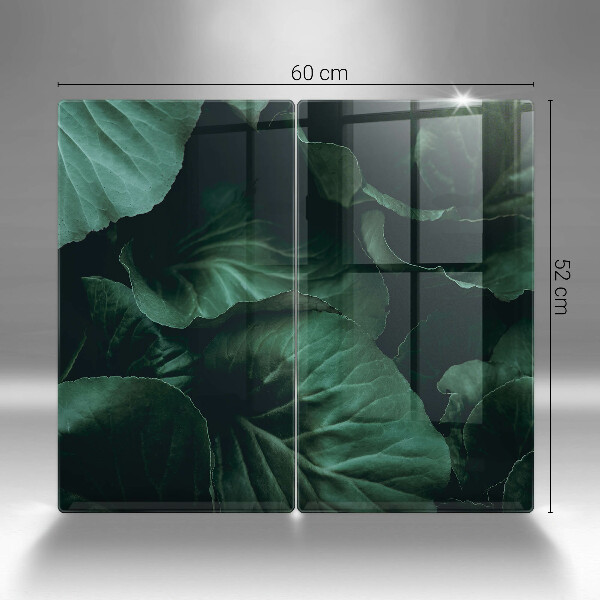 Kitchen worktop saver Wild dark leaves