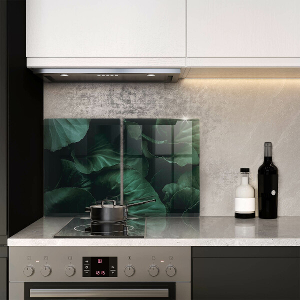 Kitchen worktop saver Wild dark leaves