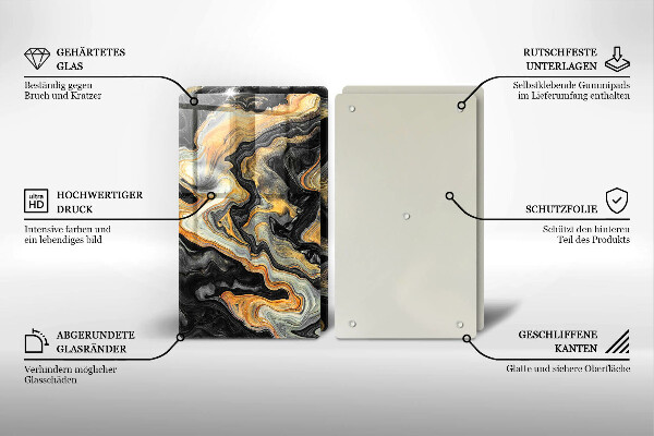 Kitchen worktop protector Abstract structure