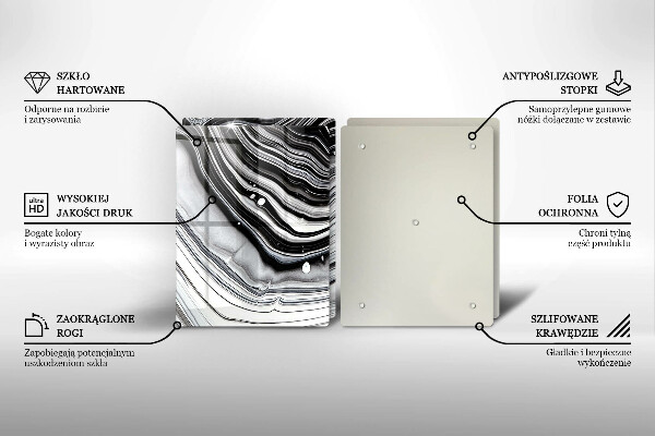 Kitchen worktop protector Ink abstraction