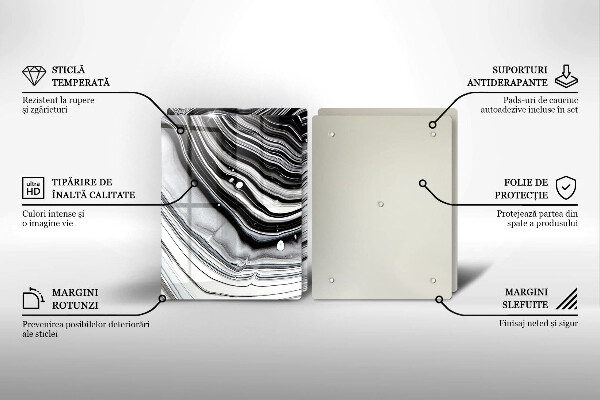 Kitchen worktop protector Ink abstraction