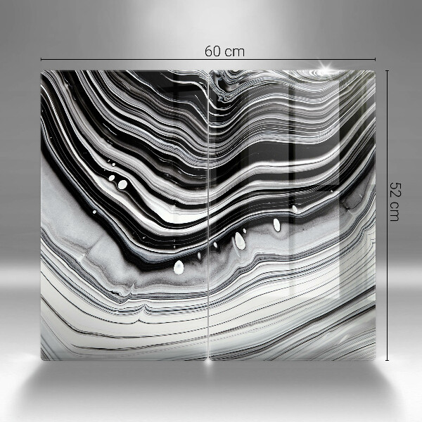 Kitchen worktop protector Ink abstraction