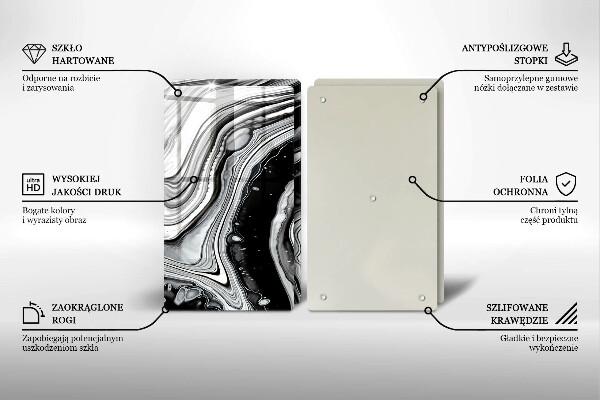 Kitchen worktop protector Ink abstraction