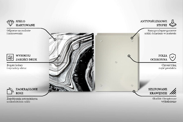 Kitchen worktop protector Ink abstraction