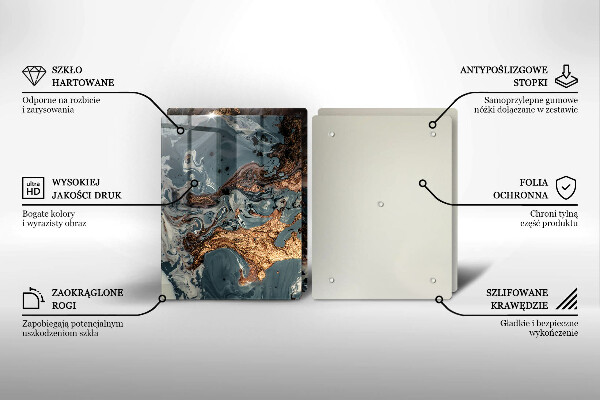 Kitchen worktop protector Golden Rock structure