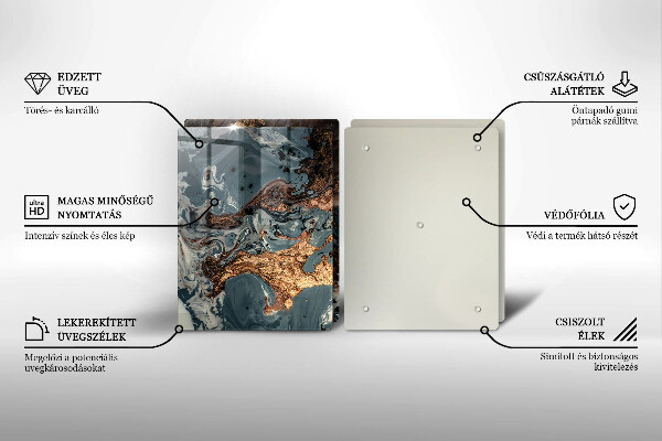 Kitchen worktop protector Golden Rock structure