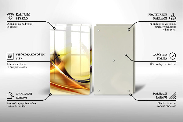 Kitchen worktop saver Abstraction light lines