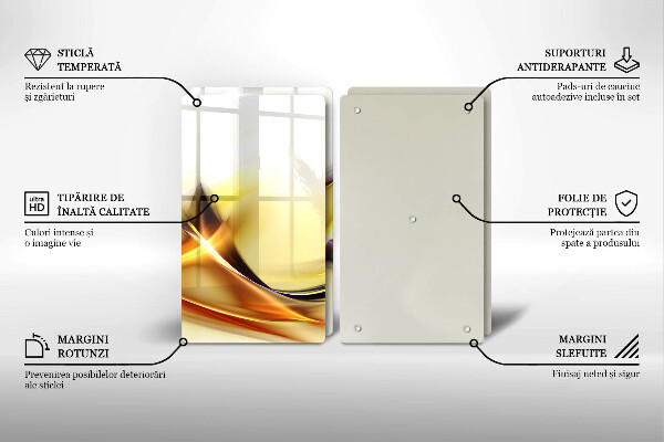 Kitchen worktop saver Abstraction light lines