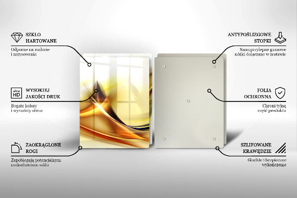 Kitchen worktop saver Abstraction light lines