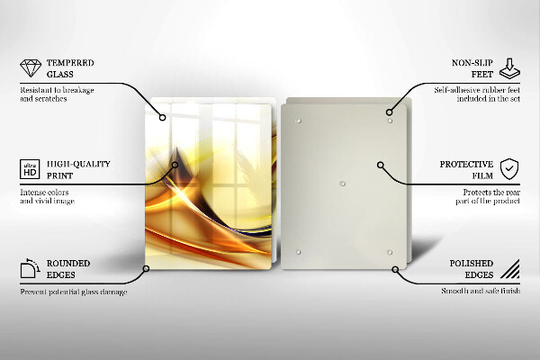 Kitchen worktop saver Abstraction light lines