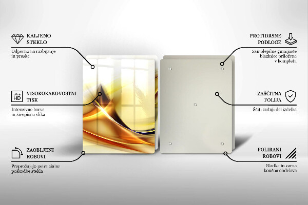 Kitchen worktop saver Abstraction light lines