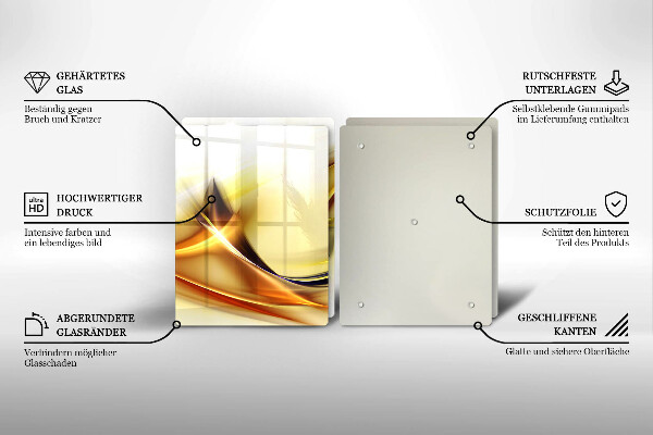 Kitchen worktop saver Abstraction light lines