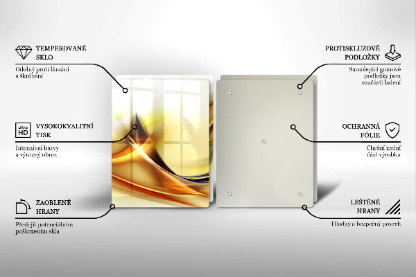 Kitchen worktop saver Abstraction light lines