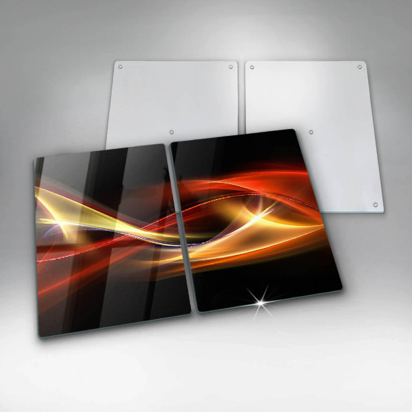 Kitchen worktop saver Abstraction of smoke and light