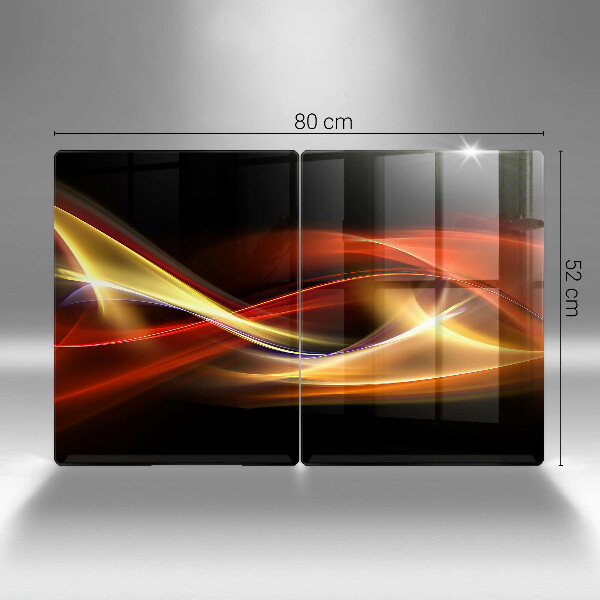 Kitchen worktop saver Abstraction of smoke and light