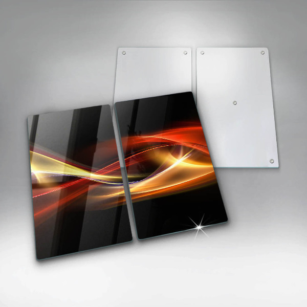 Kitchen worktop saver Abstraction of smoke and light