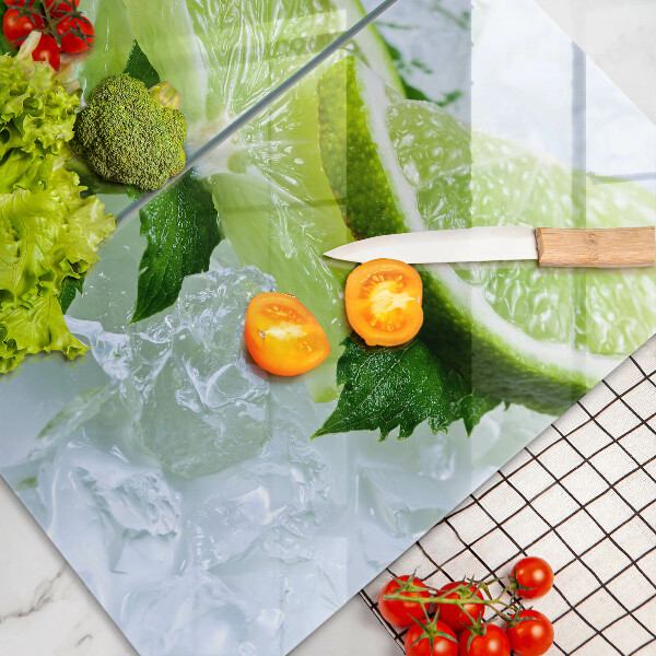 Kitchen worktop saver Lime mint and ice