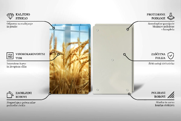 Kitchen worktop protector Cereals in the field