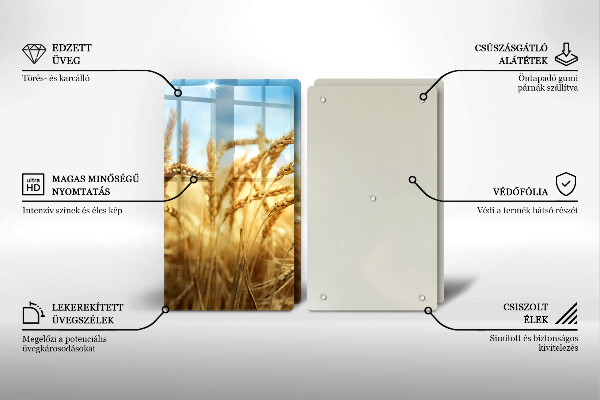 Kitchen worktop protector Cereals in the field