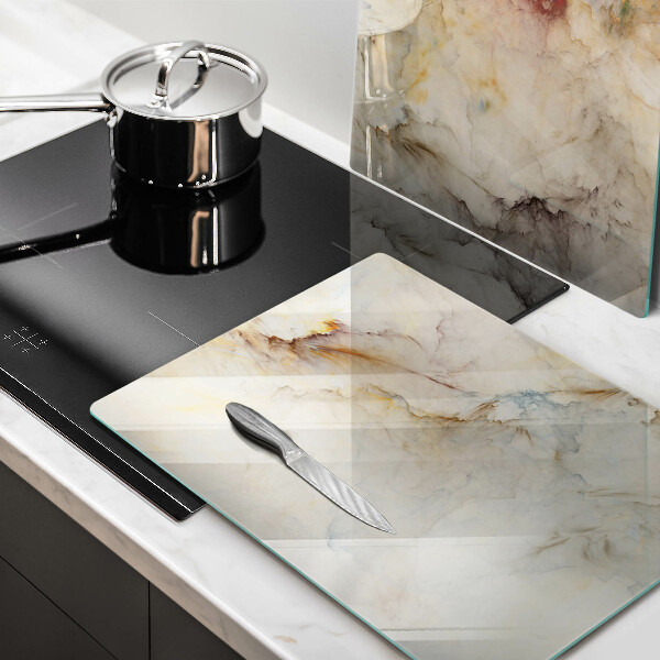Worktop protector Marble texture with gold