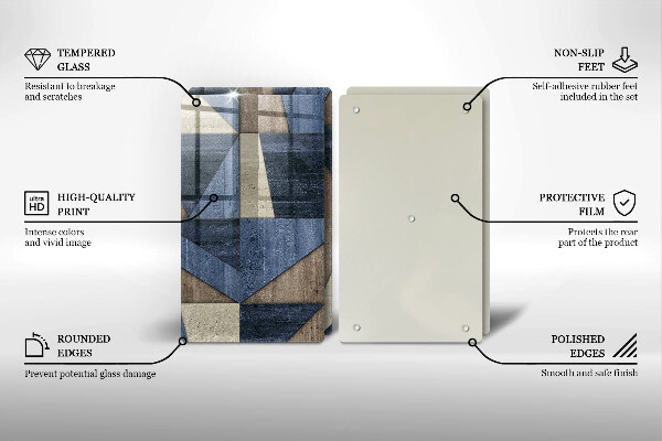 Worktop protector Geometric abstraction